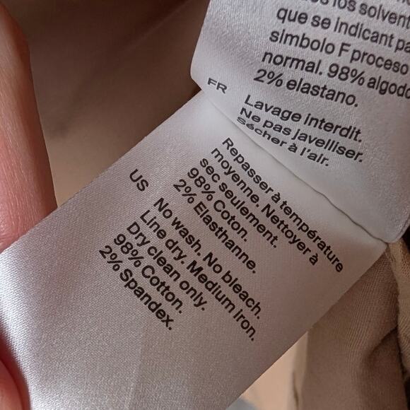 COS Beige Classic Timeless Cotton Belted Button Trench Coat, size 8 - Picture 10 of 11